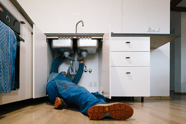 Professional Drain Cleaning technician working in Edneyville, NC